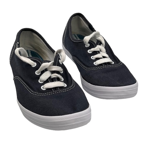 Keds Blue Champion Canvas Sneakers Size 7 Women's - Picture 1 of 8